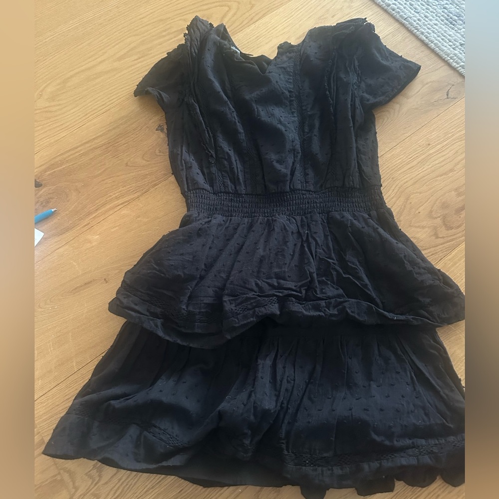 Aqua Ruffle Dress size xl